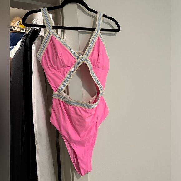 Dolce Vita Pink One Piece Swimsuit - Picture 1 of 3